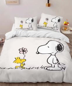 Alternative view of Housse De Couette Snoopy et Woodstock Parure de lit Ensemble De Literie