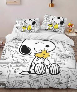 Alternative view of Housse De Couette Snoopy et Woodstock 4 Parure de lit Ensemble De Literie