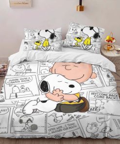 Alternative view of Housse De Couette Snoopy et Woodstock 5 Parure de lit Ensemble De Literie