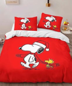 Alternative view of Housse De Couette Snoopy et Woodstock 8 Parure de lit Ensemble De Literie