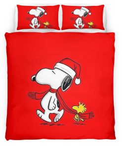 Housse De Couette Snoopy et Woodstock 8 Parure de lit Ensemble De Literie