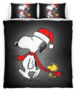 Housse De Couette Snoopy et Woodstock 9 Parure de lit Ensemble De Literie