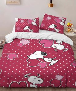 Alternative view of Housse De Couette Snoopy avec amour Parure de lit Ensemble De Literie