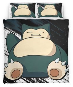 Housse De Couette Ronflex Pokémon 2 Parure de lit Ensemble De Literie