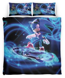 Housse De Couette Sonic Riders 3 Parure de lit Ensemble De Literie