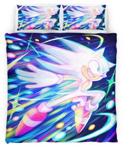 Housse De Couette Sonic The Hedgehog 1 Parure de lit Ensemble De Literie