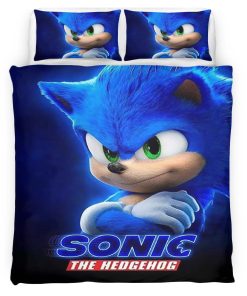 Housse De Couette Sonic The Hedgehog 13 Parure de lit Ensemble De Literie