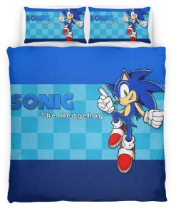 Housse De Couette Sonic The Hedgehog 14 Parure de lit Ensemble De Literie