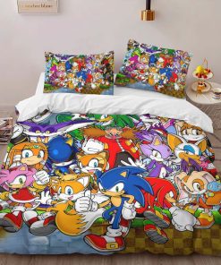 Alternative view of Housse De Couette Sonic the Hedgehog 16 Parure de lit Ensemble De Literie