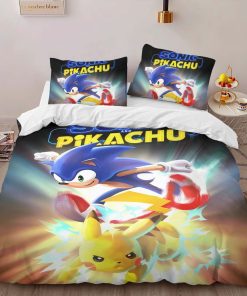 Alternative view of Housse De Couette Sonic the Hedgehog 17 Parure de lit Ensemble De Literie