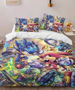 Alternative view of Housse De Couette Sonic the Hedgehog 19 Parure de lit Ensemble De Literie