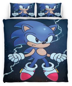 Housse De Couette Sonic the Hedgehog 2 Parure de lit Ensemble De Literie