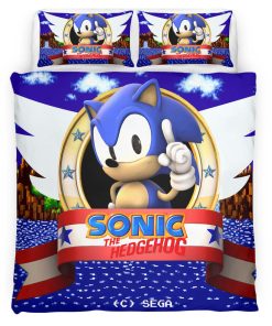 Housse De Couette Sonic the Hedgehog 20 Parure de lit Ensemble De Literie