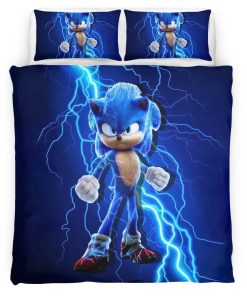 Housse De Couette Sonic the Hedgehog 21 Parure de lit Ensemble De Literie
