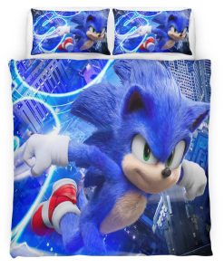 Housse De Couette Sonic the Hedgehog 24 Parure de lit Ensemble De Literie
