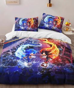 Alternative view of Housse De Couette Sonic the Hedgehog 29 Parure de lit Ensemble De Literie