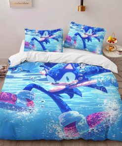 Alternative view of Housse De Couette Sonic the Hedgehog 3 Parure de lit Ensemble De Literie