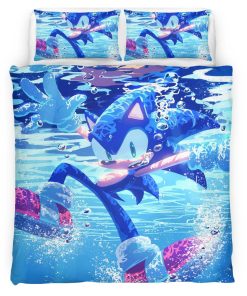 Housse De Couette Sonic the Hedgehog 3 Parure de lit Ensemble De Literie