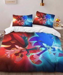 Alternative view of Housse De Couette Sonic the Hedgehog 30 Parure de lit Ensemble De Literie