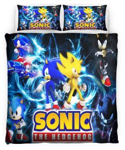 Housse De Couette Sonic the Hedgehog 31 Parure de lit Ensemble De Literie