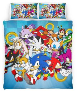 Housse De Couette Sonic the Hedgehog 36 Parure de lit Ensemble De Literie