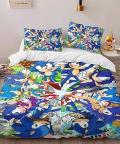 Alternative view of Housse De Couette Sonic the Hedgehog 4 Parure de lit Ensemble De Literie