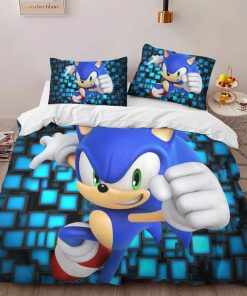 Alternative view of Housse De Couette Sonic the Hedgehog 45 Parure de lit Ensemble De Literie