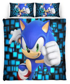 Housse De Couette Sonic the Hedgehog 45 Parure de lit Ensemble De Literie