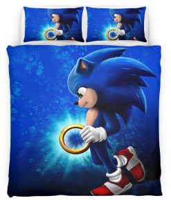 Housse De Couette Sonic the Hedgehog 47 Parure de lit Ensemble De Literie