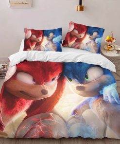 Alternative view of Housse De Couette Sonic the Hedgehog 48 Parure de lit Ensemble De Literie