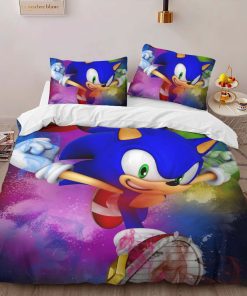 Alternative view of Housse De Couette Sonic the Hedgehog 5 Parure de lit Ensemble De Literie