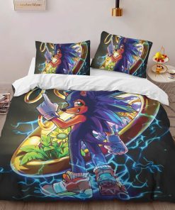 Alternative view of Housse De Couette Sonic the Hedgehog 7 Parure de lit Ensemble De Literie