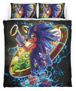 Housse De Couette Sonic the Hedgehog 7 Parure de lit Ensemble De Literie