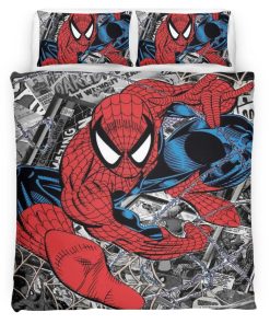 Housse De Couette Spider-Man Comic 2 Parure de lit Ensemble De Literie