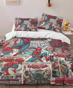 Alternative view of Housse De Couette Spider-Man Comics 3 Parure de lit Ensemble De Literie