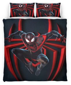 Housse De Couette Spider-Man Fond Sombre 2 Parure de lit Ensemble De Literie