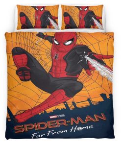 Housse De Couette Spider-Man Far From Home Parure de lit Ensemble De Literie