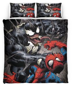 Housse De Couette Spider-Man Venom 4 Parure de lit Ensemble De Literie