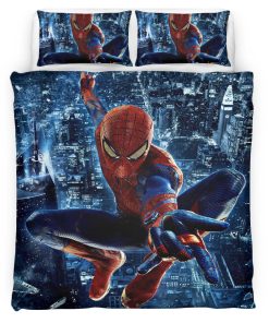 Housse De Couette Spider-Man en Ville 2 Parure de lit Ensemble De Literie