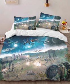 Alternative view of Housse De Couette Star Wars Champ de Bataille 1 Parure de lit Ensemble De Literie