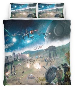Housse De Couette Star Wars Champ de Bataille 1 Parure de lit Ensemble De Literie