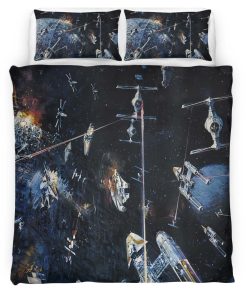 Housse De Couette Star Wars Vaisseau de Combat 2 Parure de lit Ensemble De Literie