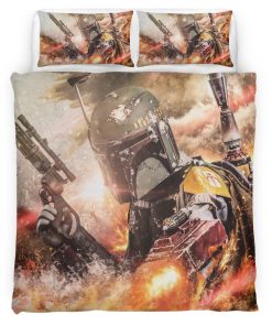 Housse De Couette Star Wars Boba Fett Parure de lit Ensemble De Literie