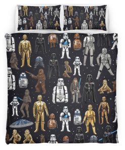 Housse De Couette Star Wars Personnages Parure de lit Ensemble De Literie