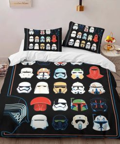 Alternative view of Housse De Couette Star Wars Personnages avec Casques Parure de lit Ensemble De Literie