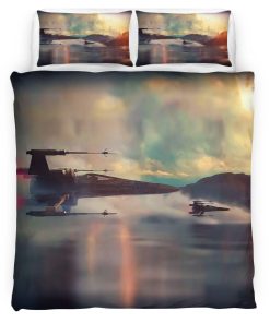 Housse De Couette Star Wars Vaisseau Spatial Parure de lit Ensemble De Literie