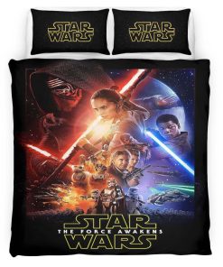 Housse De Couette Star Wars Le Réveil de la Force 2 Parure de lit Ensemble De Literie