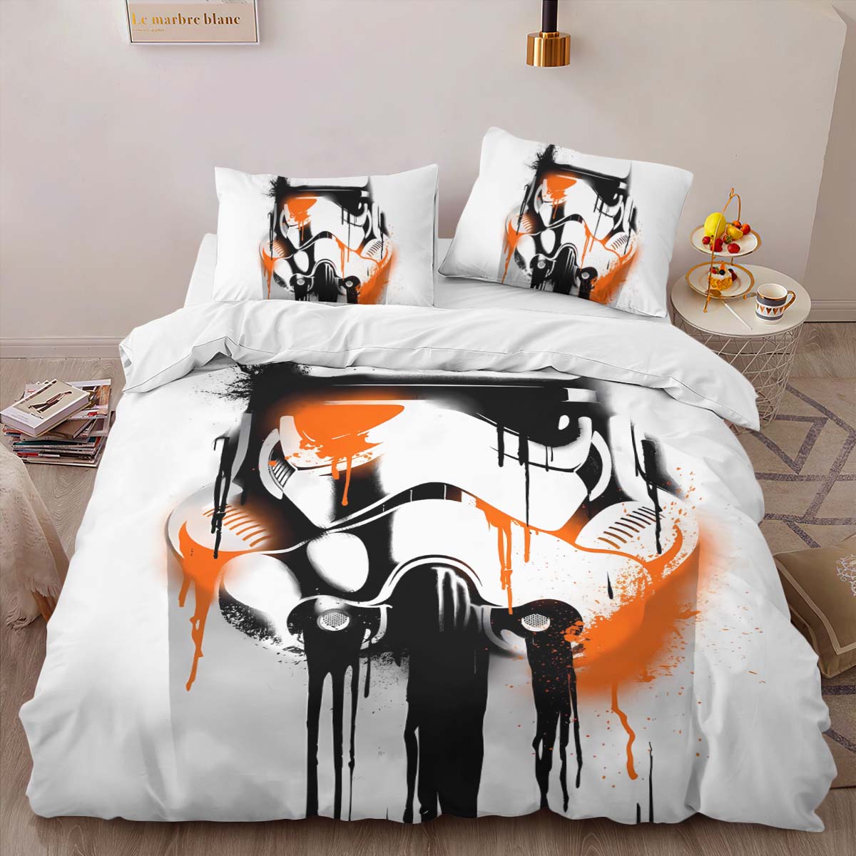 Housse De Couette Star Wars Graffiti Parure de lit Ensemble De Literie – Image 2