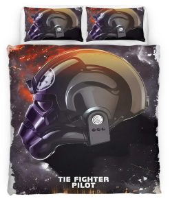 Housse De Couette Star Wars Pilote de TIE Fighter Parure de lit Ensemble De Literie