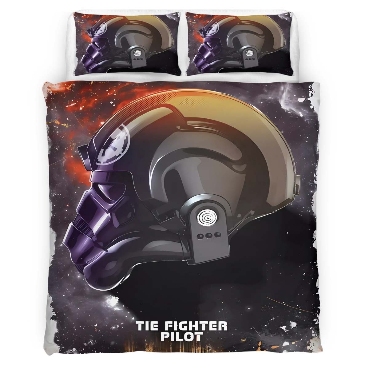 Housse De Couette Star Wars Pilote de TIE Fighter Parure de lit Ensemble De Literie